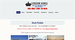 Desktop Screenshot of kingdomhomesnc.com